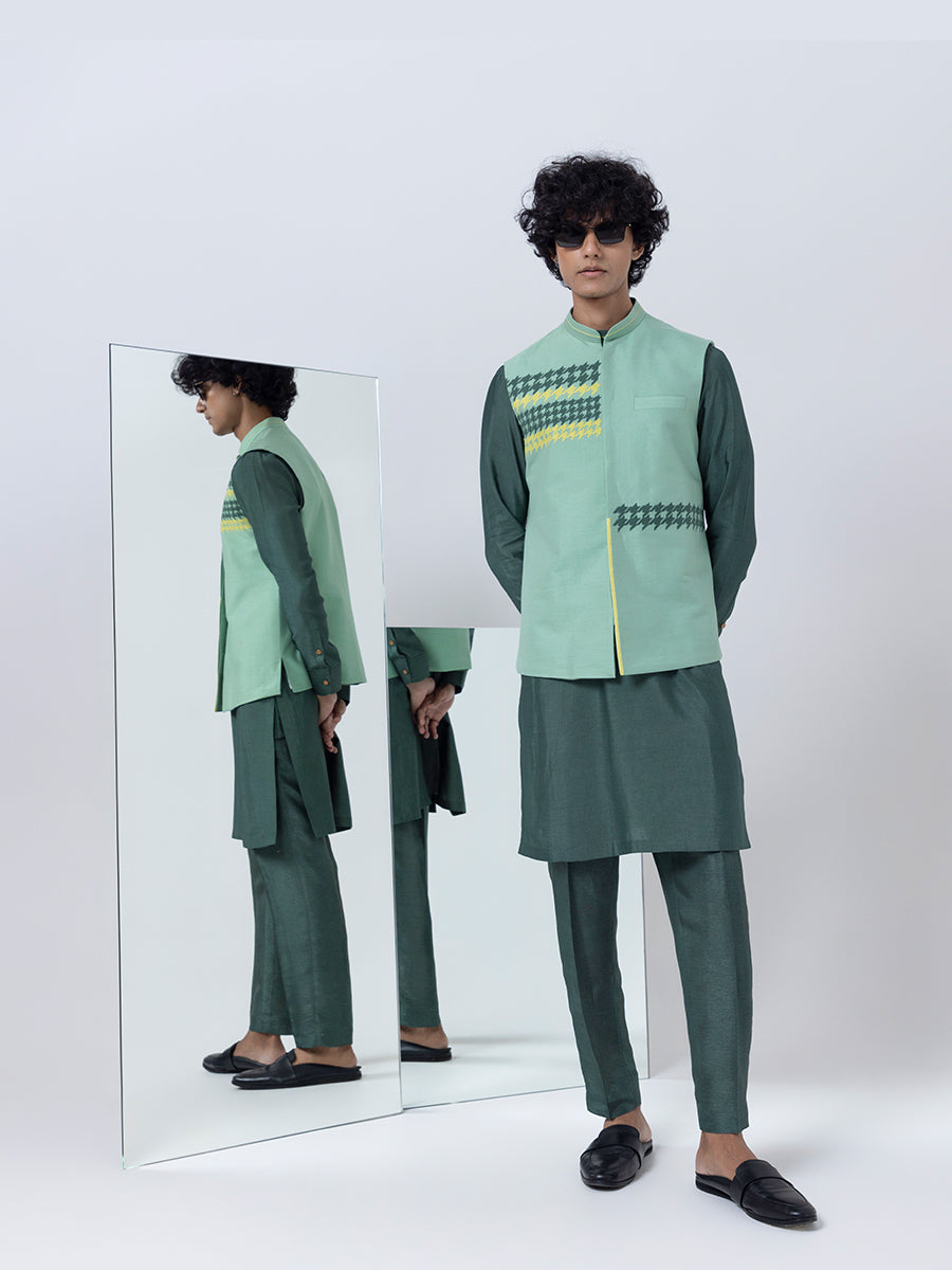 Houdstooth Jacket Set