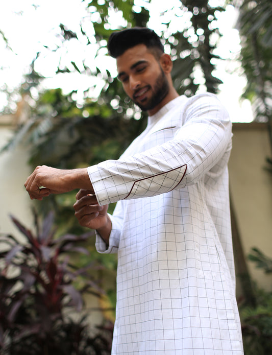 White Brunch Kurta