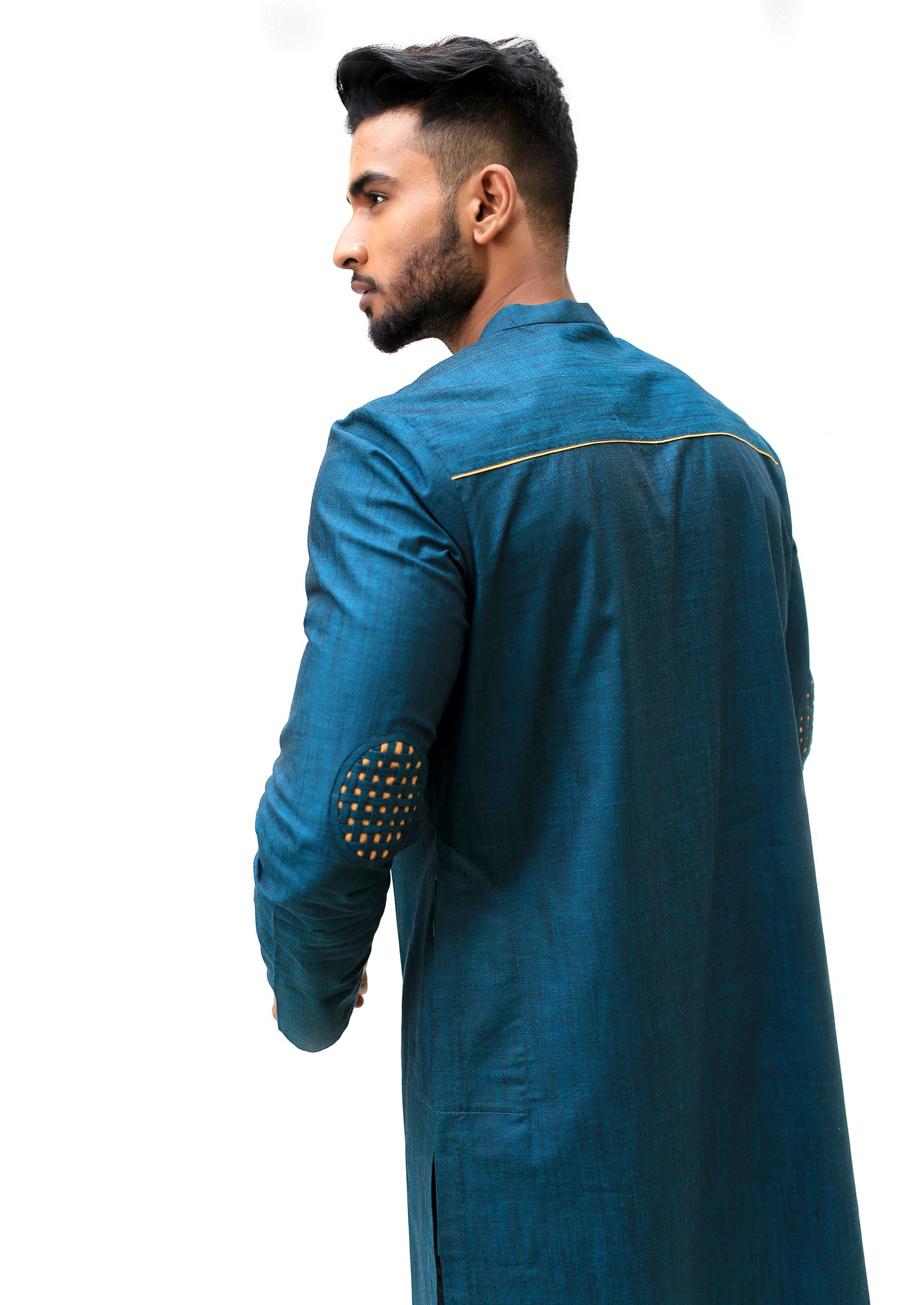 Woven placket Kurta