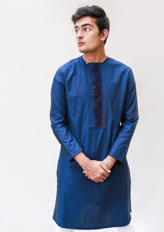 Deflected Weave Kurta