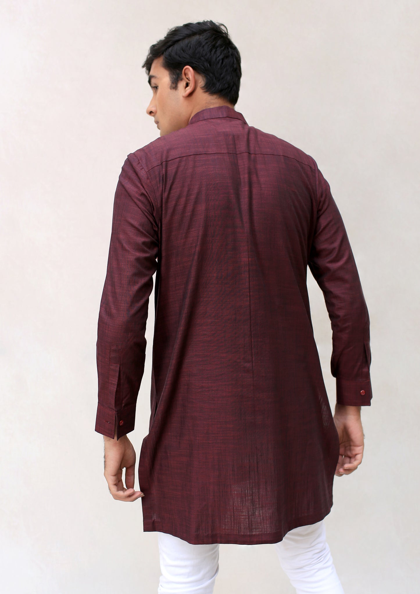 Zig Zag Half n Half Kurta