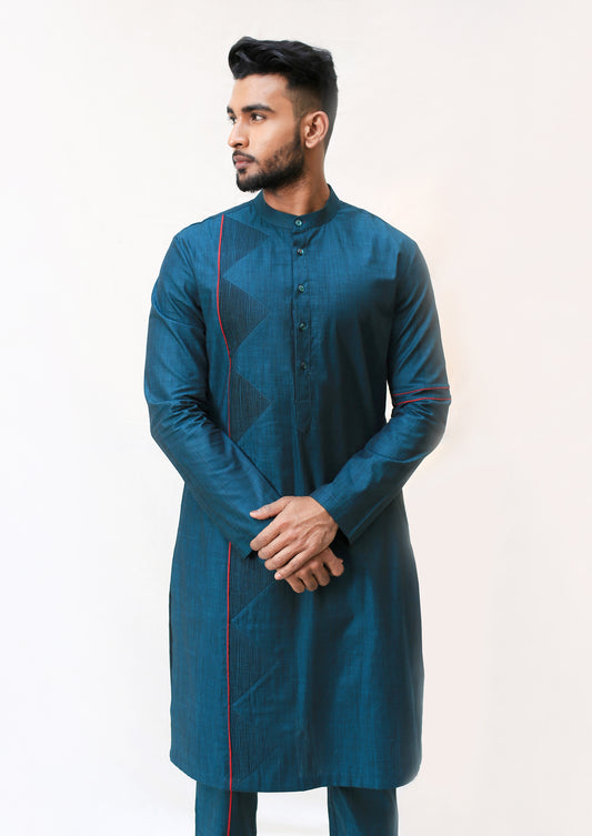 Pyramid Pintuck Kurta