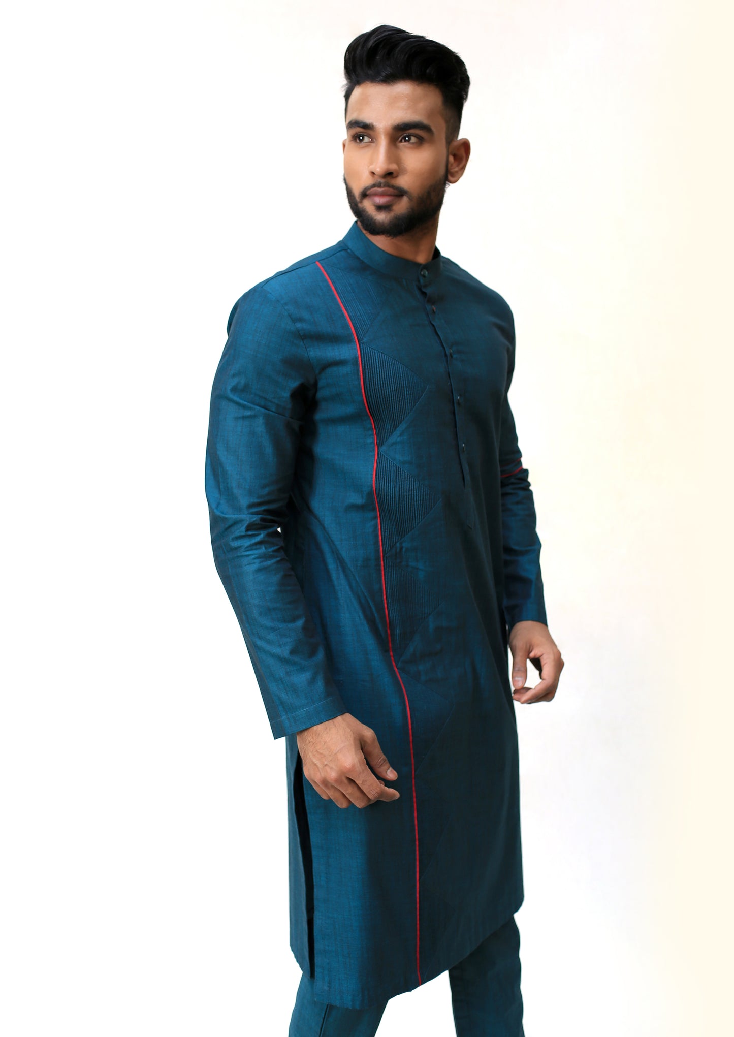 Pyramid Pintuck Kurta