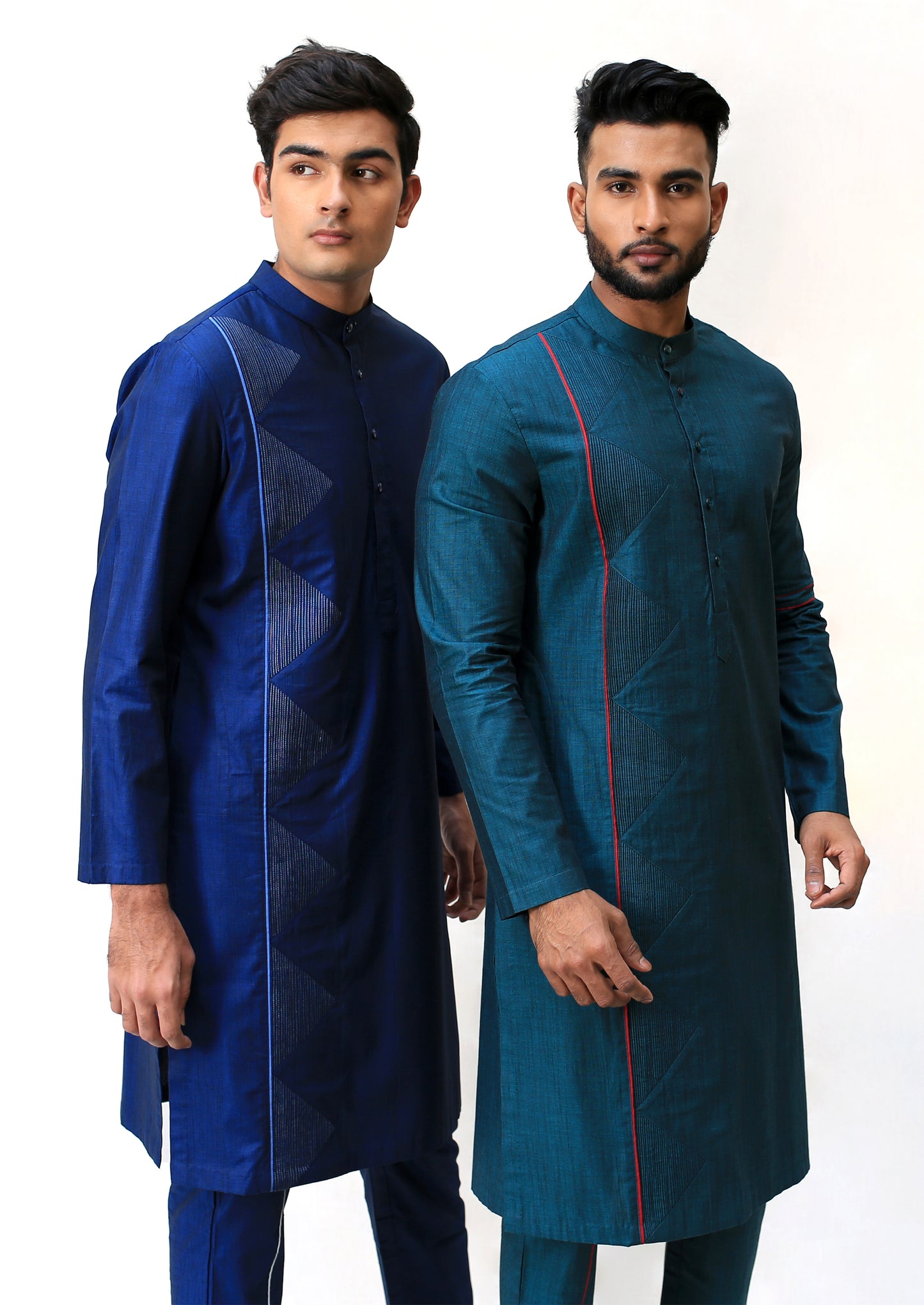 Pyramid Pintuck Kurta