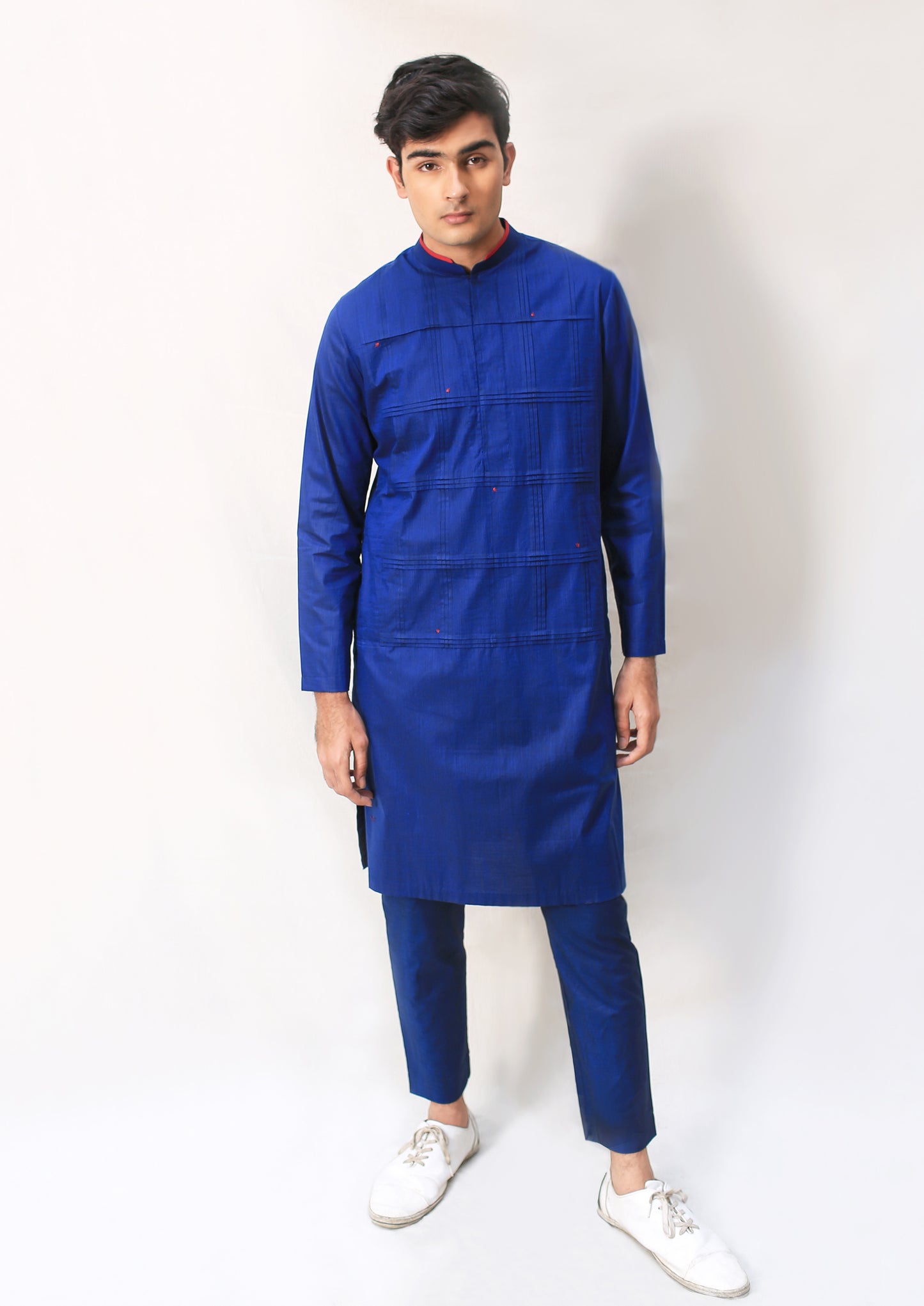 Pleated Kurta with Handwork